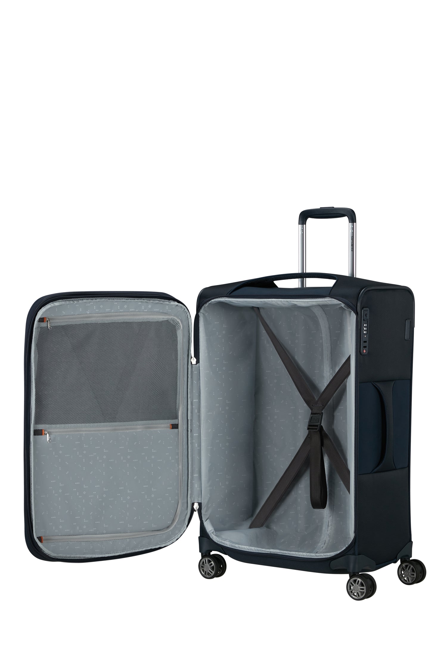 SAMSONITE 4 -wheel suitcase EXTENSIBLE Re-lite 67CM