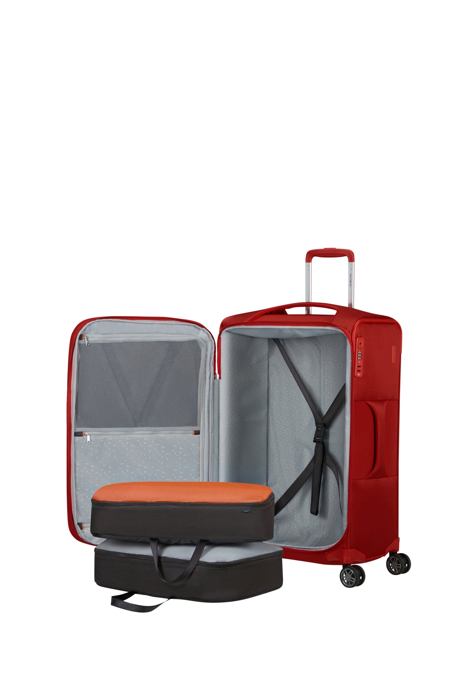 SAMSONITE 4 -wheel suitcase EXTENSIBLE Re-lite 67CM