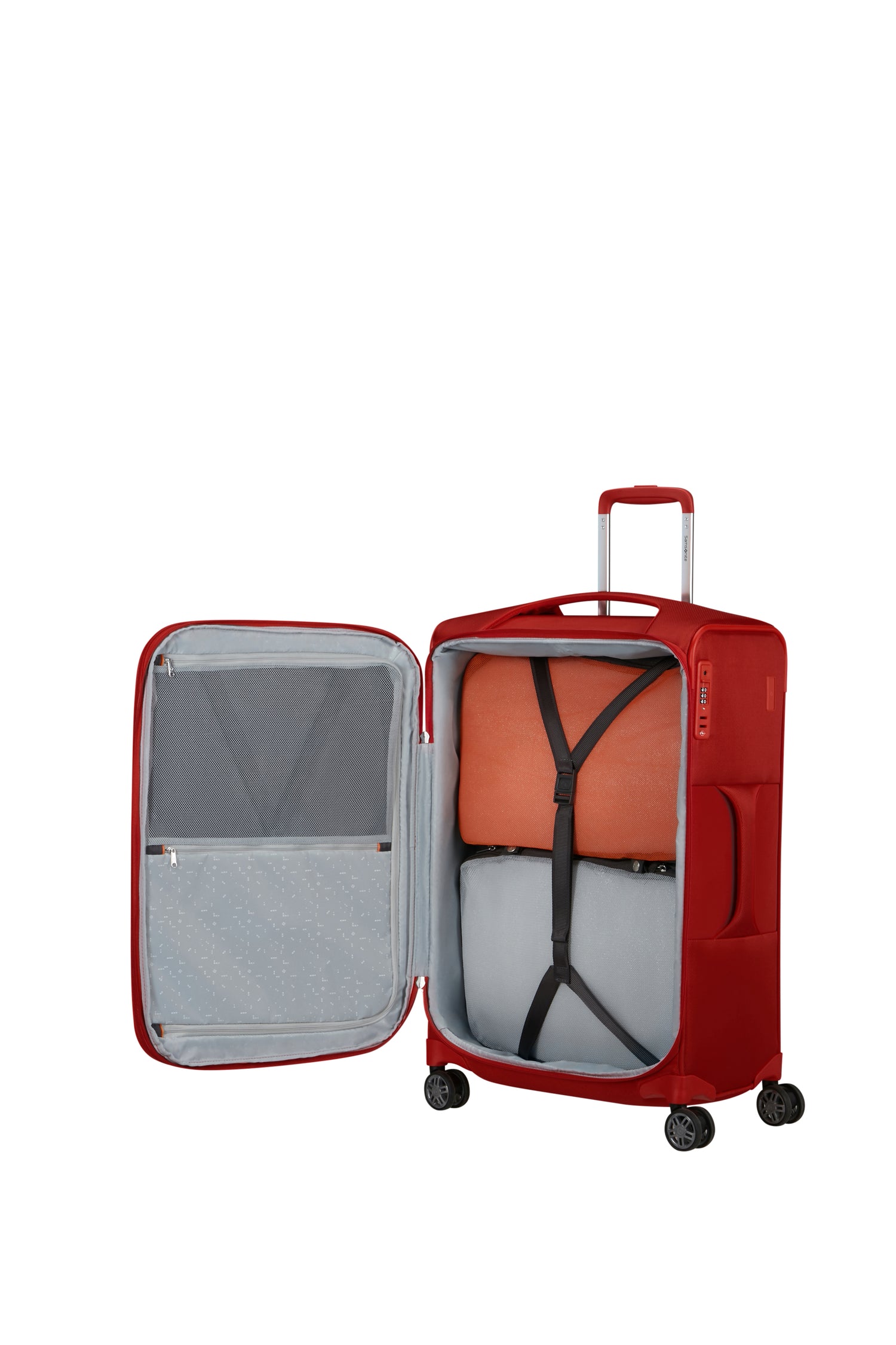 SAMSONITE 4 -wheel suitcase EXTENSIBLE Re-lite 67CM
