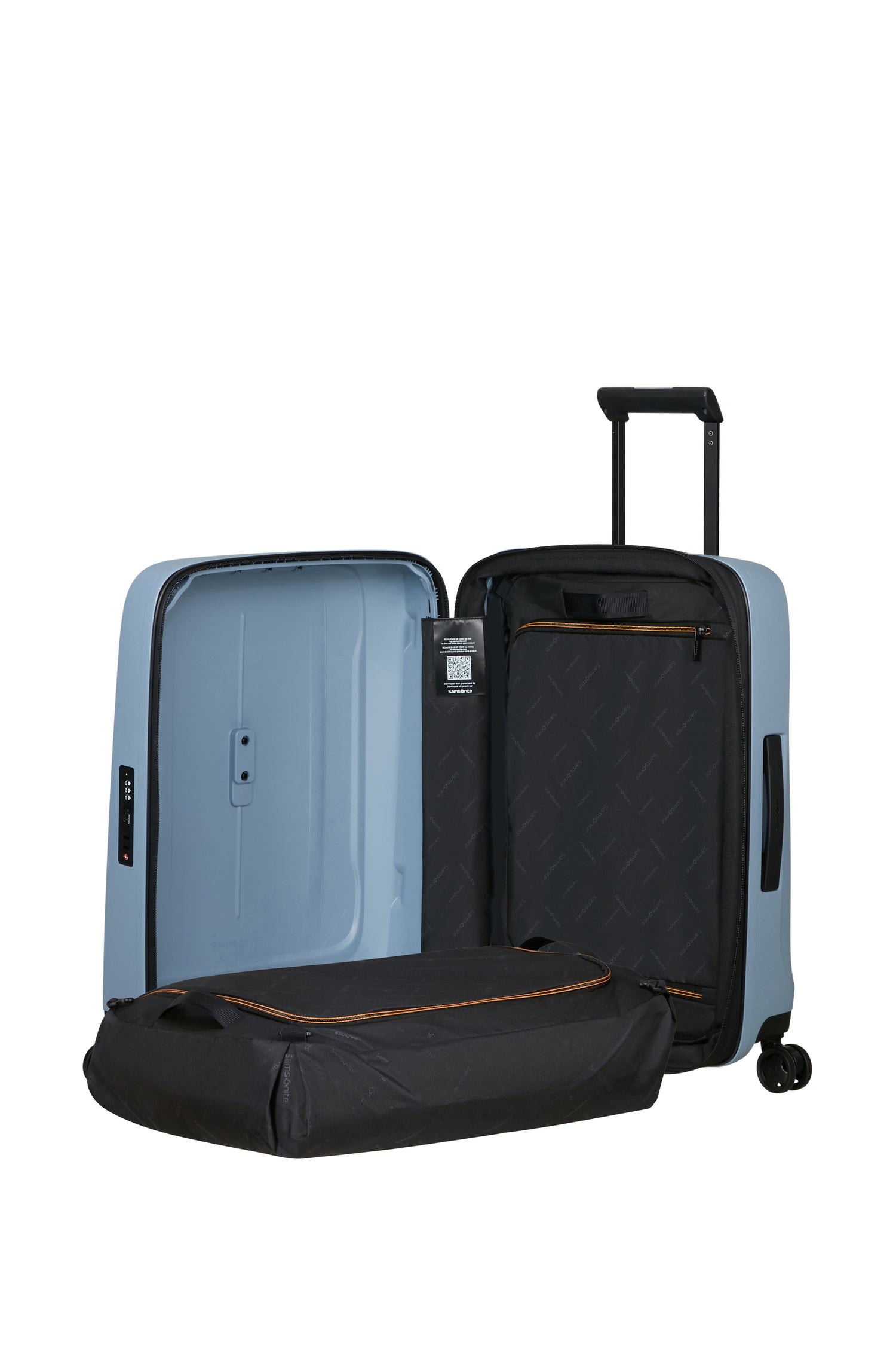 SAMSONITE kleiner Koffer 55cm erweiterbarer Reißverschluss ESSENS