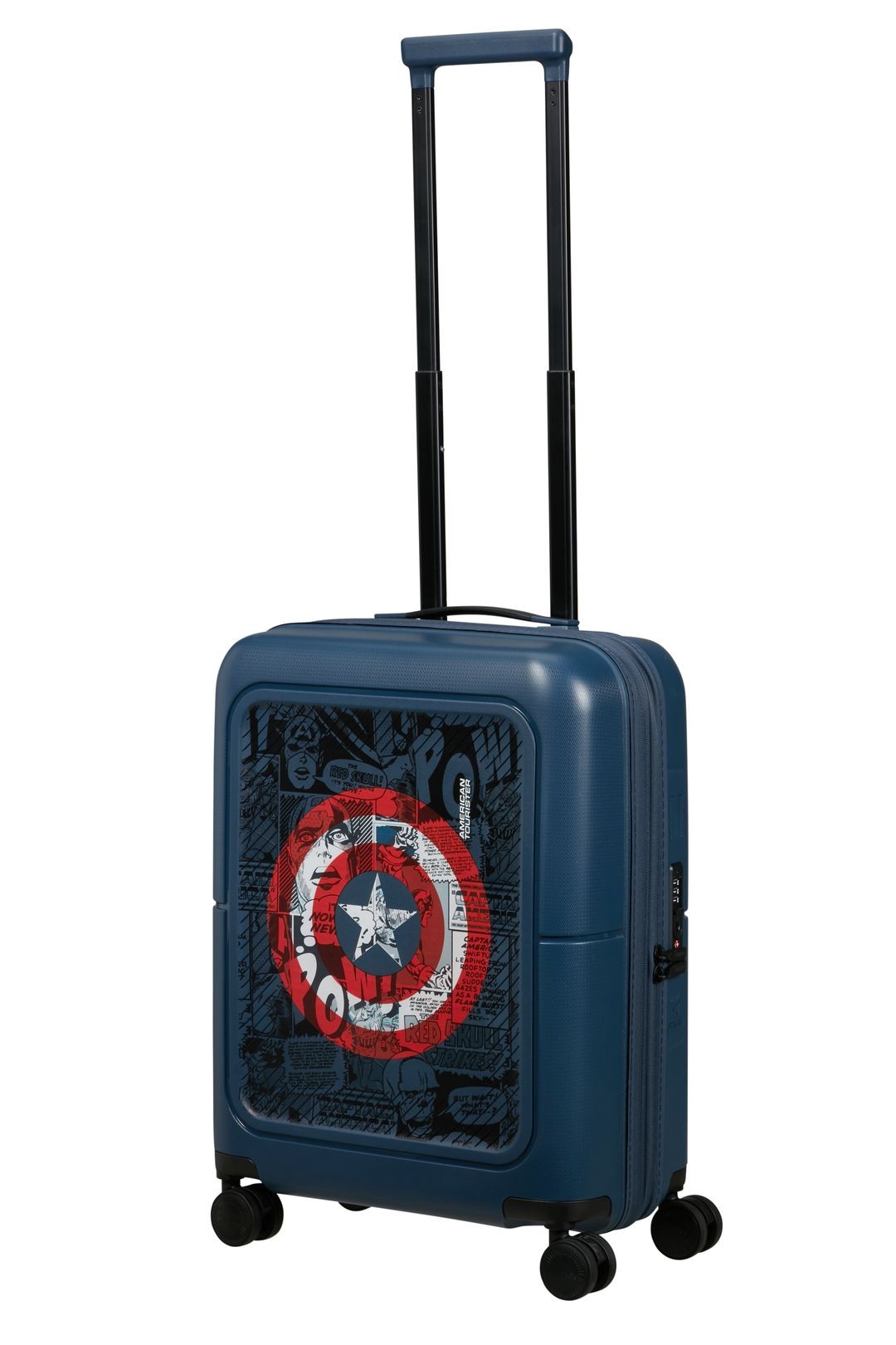 AMERICAN TOURISTER Cabinekoffer Extensible DASHPOP MARVEL - CAPT AMERICA SHIELD