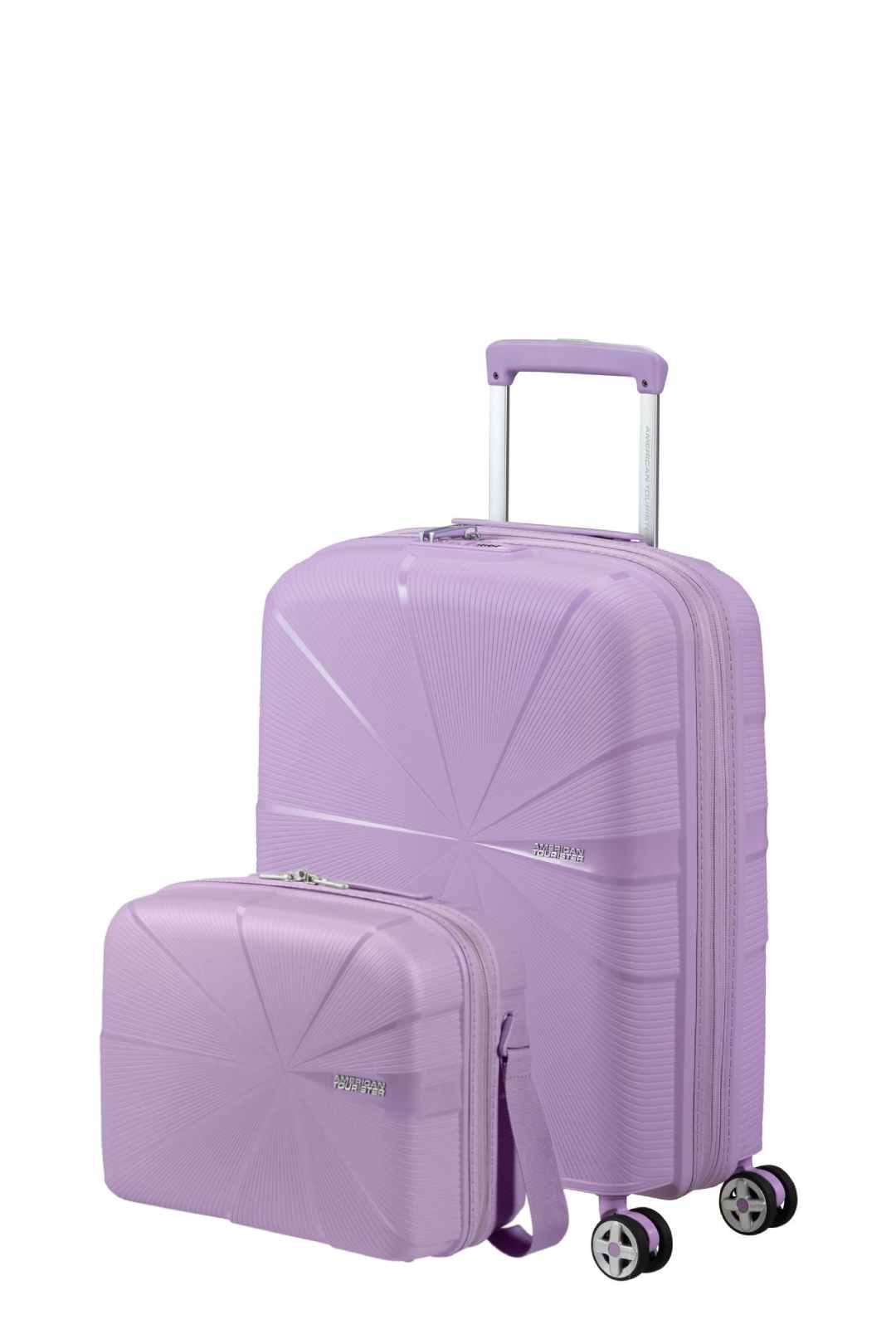 Pack Cabin suitcase + Neceser STARVIBE of American Tourister -Lilac