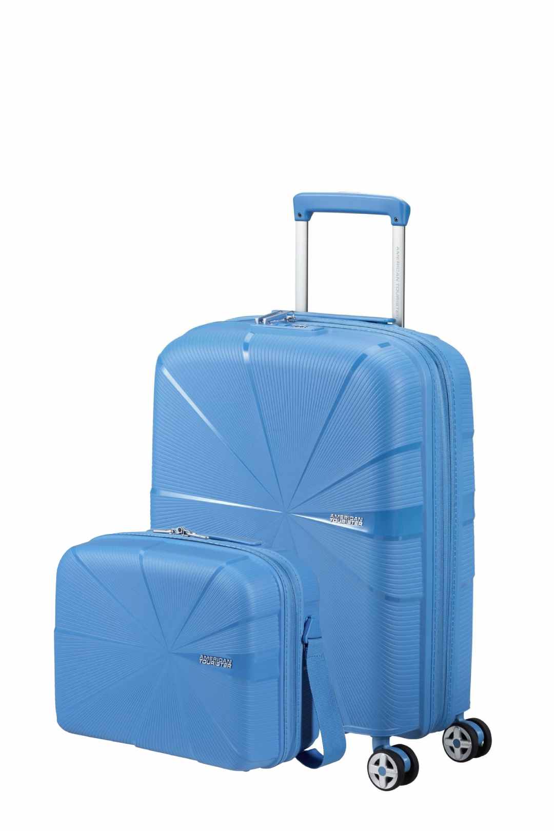 Pack Kabinenkoffer + Neceser STARVIBE von American Tourister - Himmelblau