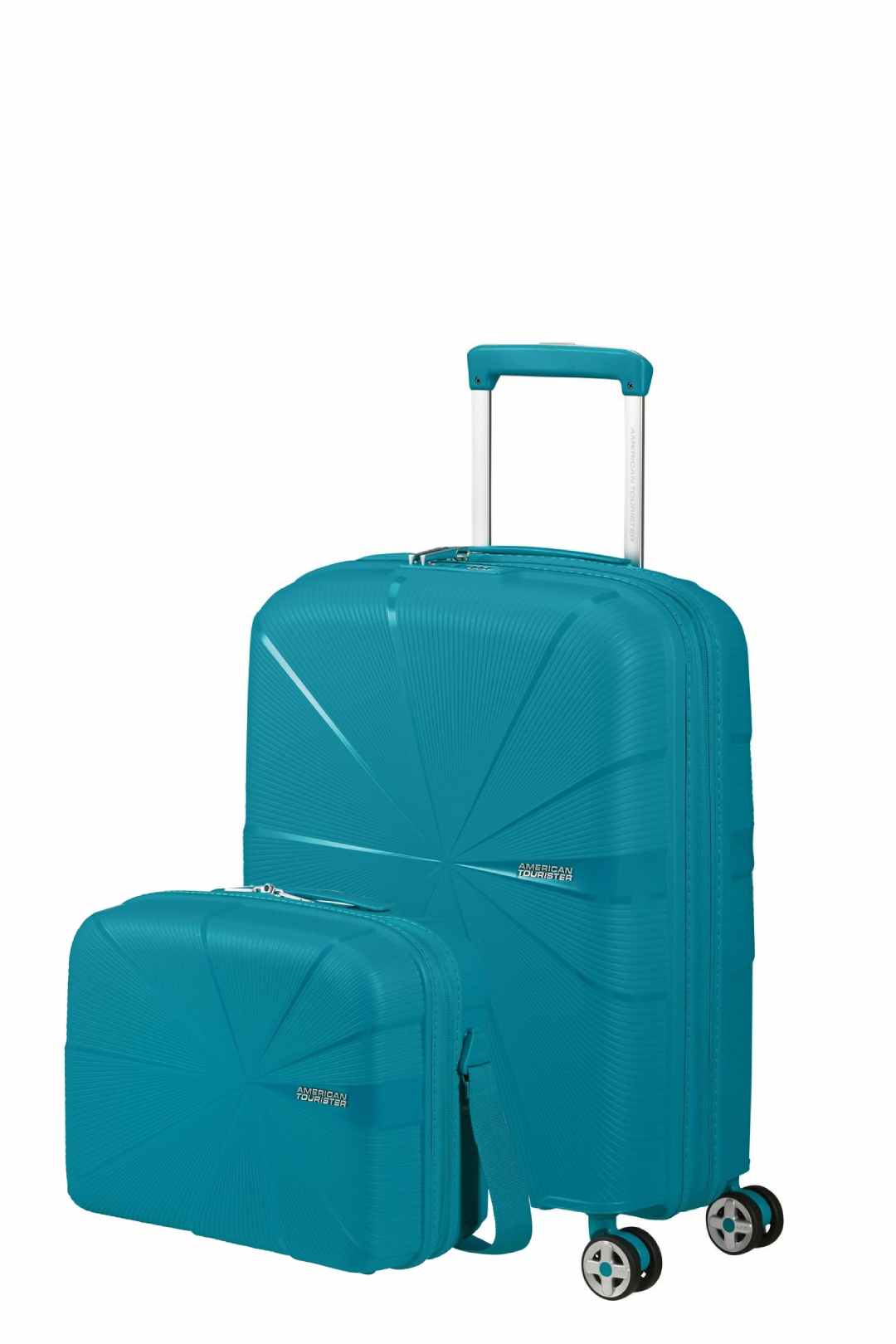 Pack Kabinenkoffer + Neceser STARVIBE von American Tourister - Benzin