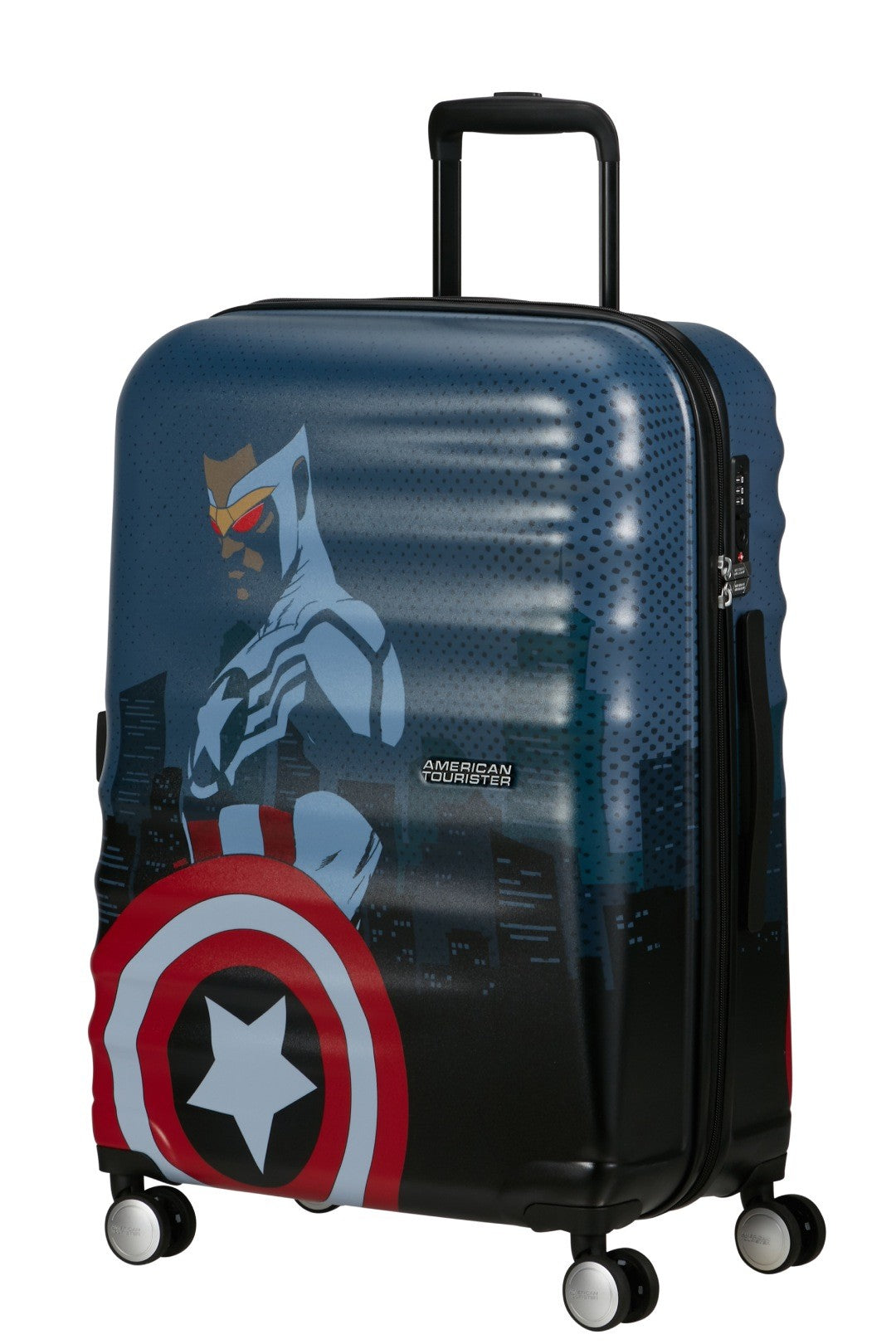 AMERICAN TOURISTER Gemiddelde koffer CAPTAIN AMERICA C WAVEBREAKER 67CM