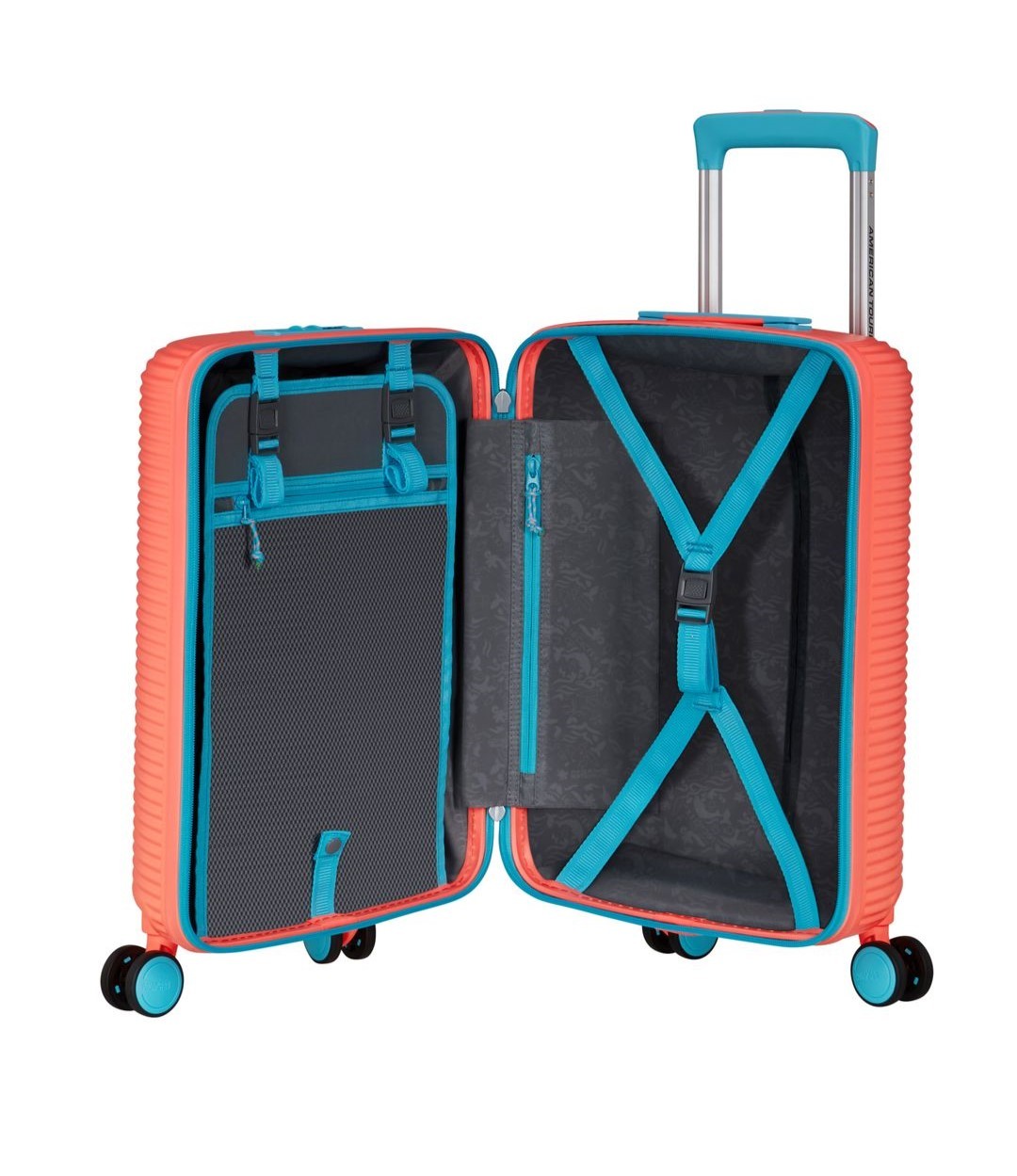AMERICAN TOURISTER PACK TROLLEY ROLLIO 52/18cm und NECESER