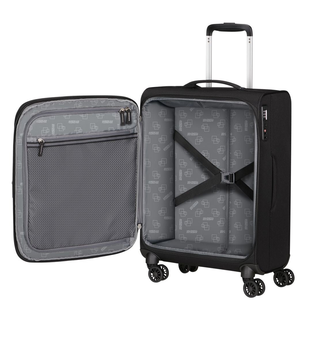 AMERICAN TOURISTER TROLLEY De cabine EXTENSIBLE AEROSPIN 55CM
