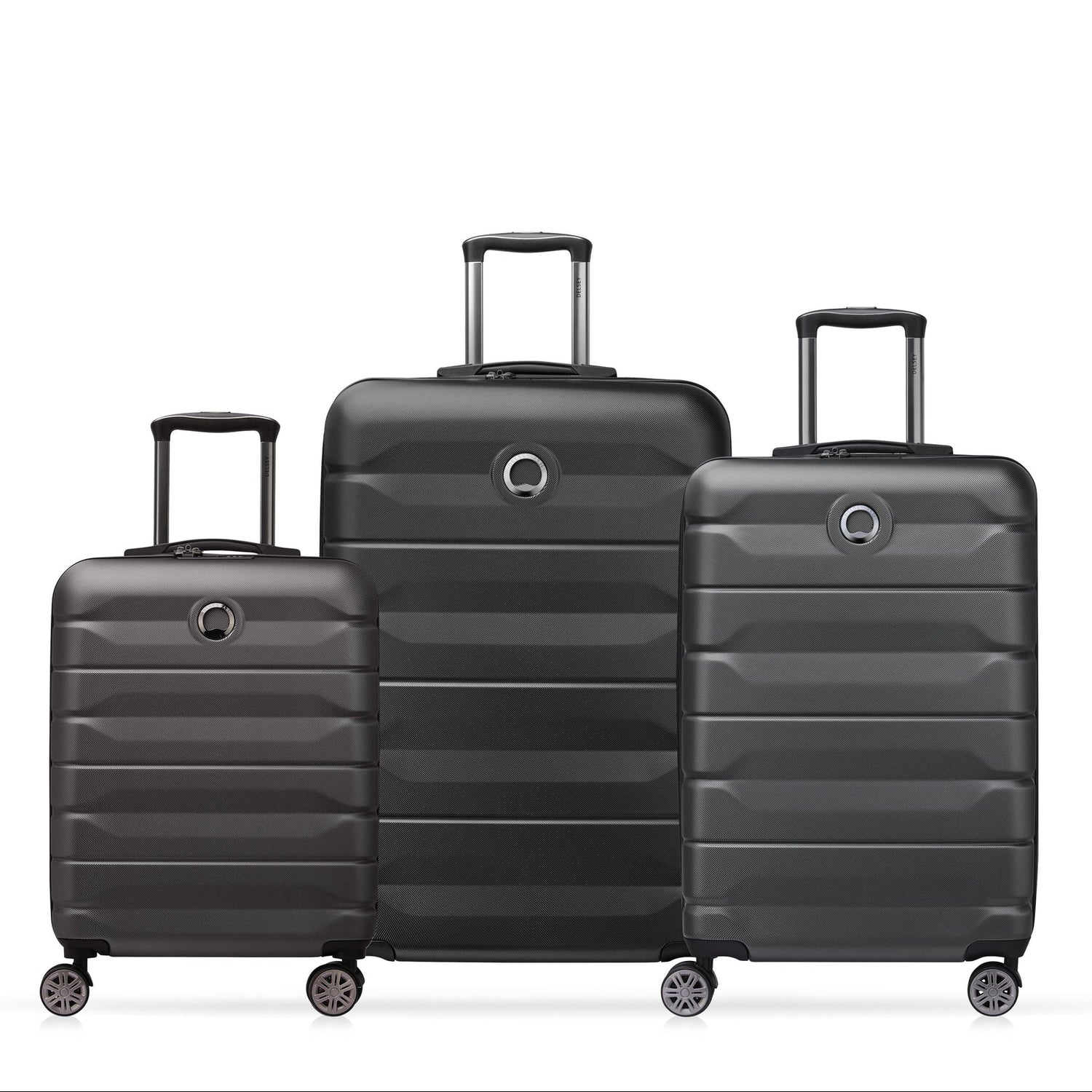 DELSEY SUITCASE SET (CABIN SLIM. MEDIUM AND LARGE) AIR RIGID ARMOR WITH 207.2 L CAPACITY