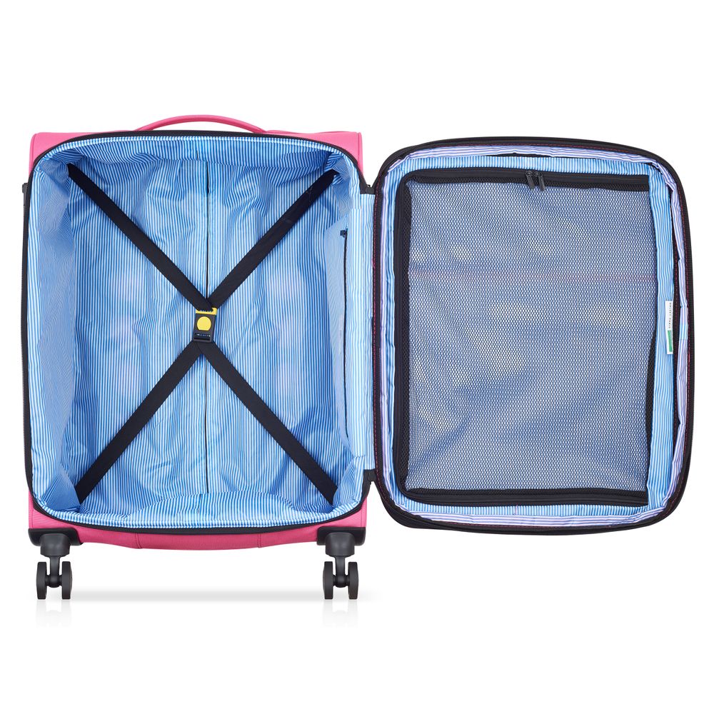 DELSEY Be expandable suitcase 4 double wheels 66CM
