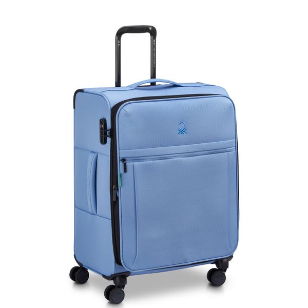 DELSEY Be expandable suitcase 4 double wheels 66CM