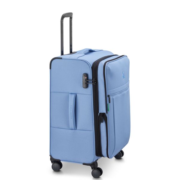 DELSEY Be expandable suitcase 4 double wheels 66CM