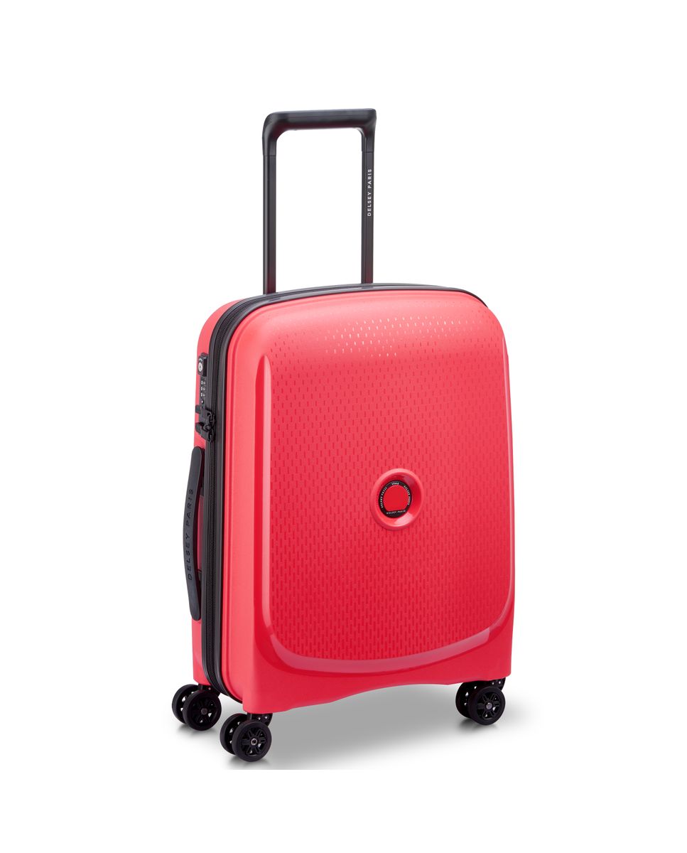 DELSEY BELMONT + Valise cabine SLIM 4 ROUES DOUBLES 55CM