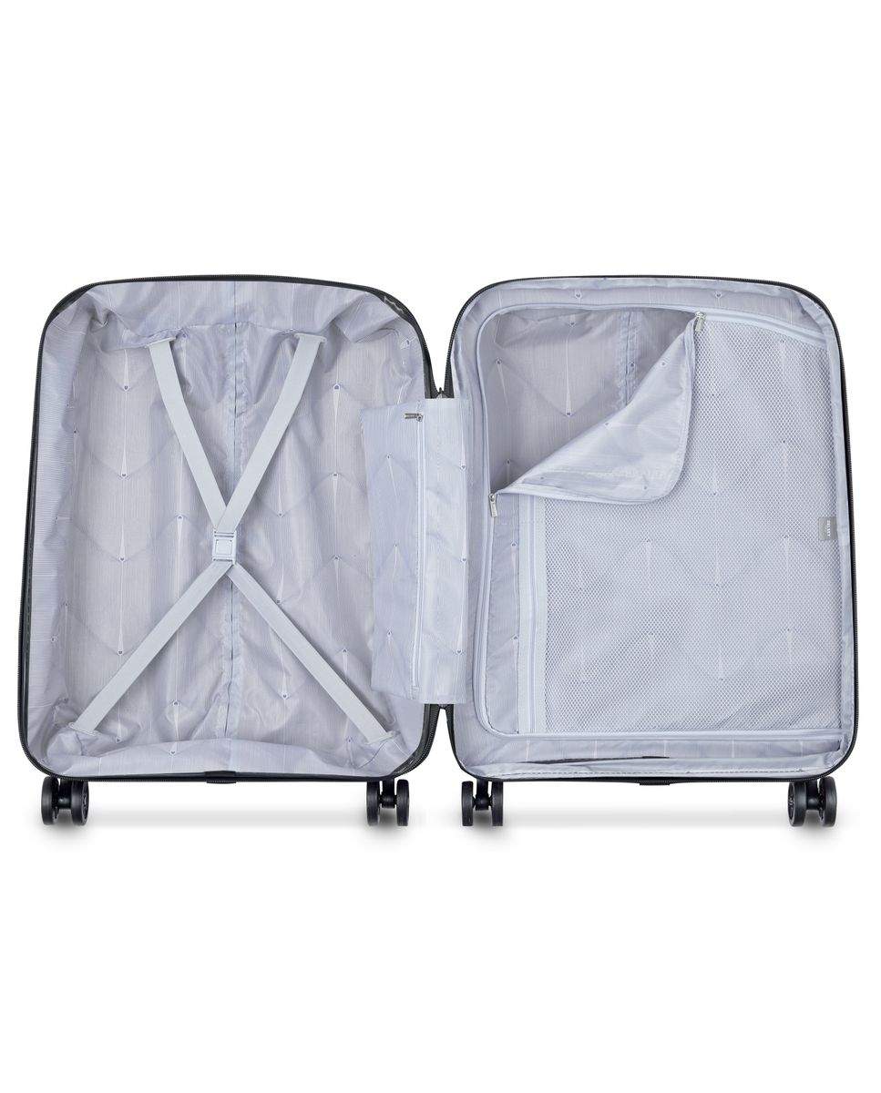 DELSEY BELMONT + Valise cabine SLIM 4 ROUES DOUBLES 55CM