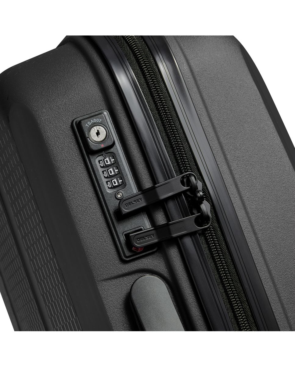 DELSEY BELMONT + Valise cabine SLIM 4 ROUES DOUBLES 55CM