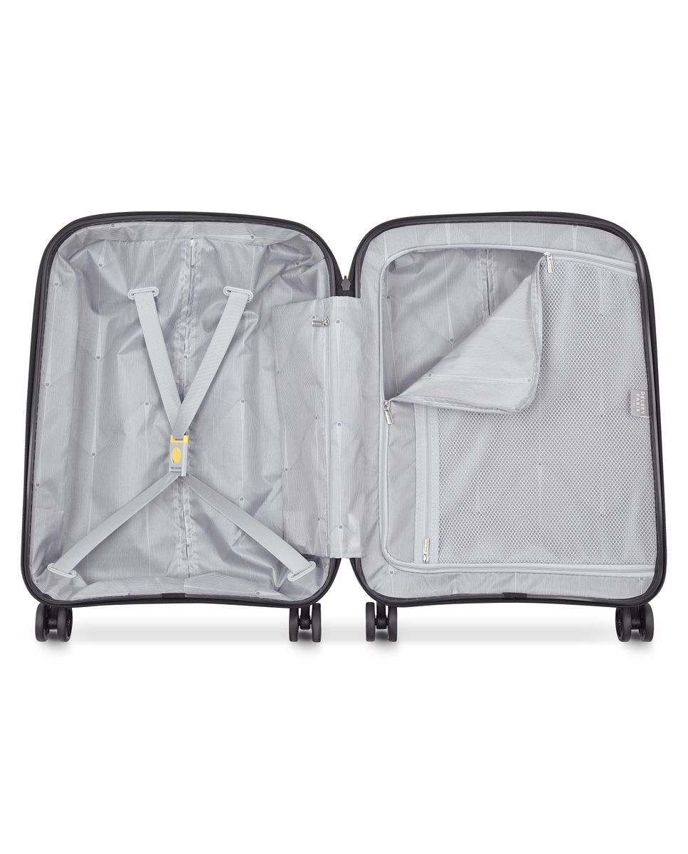 DELSEY BELMONT + Valise cabine SLIM 4 ROUES DOUBLES 55CM