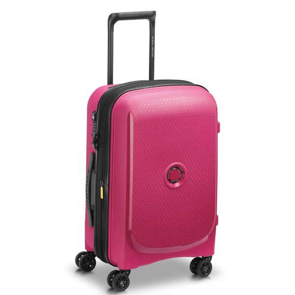 DELSEY BELMONT + Valise cabine EXTENSIBLE 4 ROUES DOUBLES 55CM