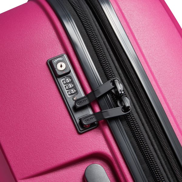 DELSEY BELMONT + Valise cabine EXTENSIBLE 4 ROUES DOUBLES 55CM