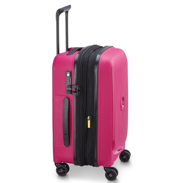 DELSEY BELMONT + Valise cabine EXTENSIBLE 4 ROUES DOUBLES 55CM