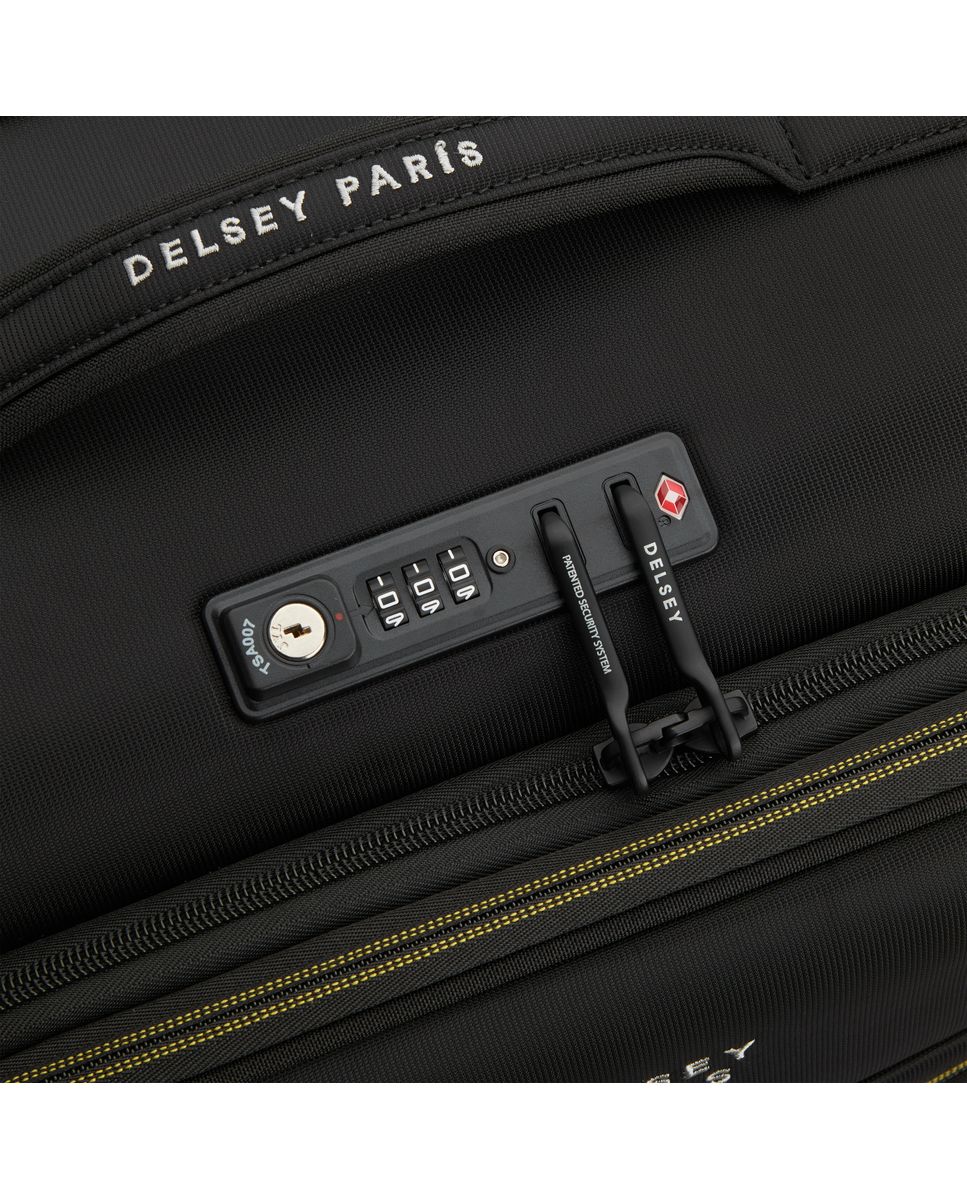 DELSEY BROCHANT 3 Cabin suitcase EXPANDABLE 4 DOUBLE WHEELS 55CM