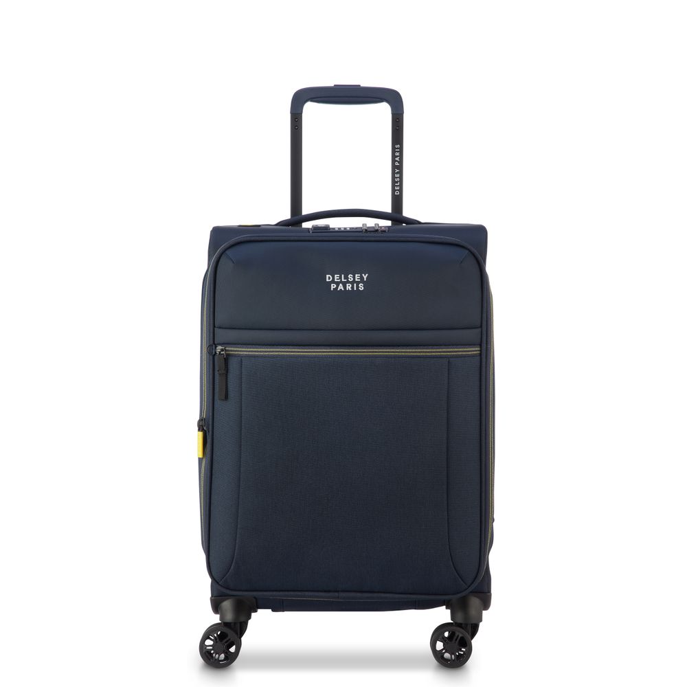 DELSEY BROCHANT 3 Cabin suitcase EXPANDABLE 4 DOUBLE WHEELS 55CM