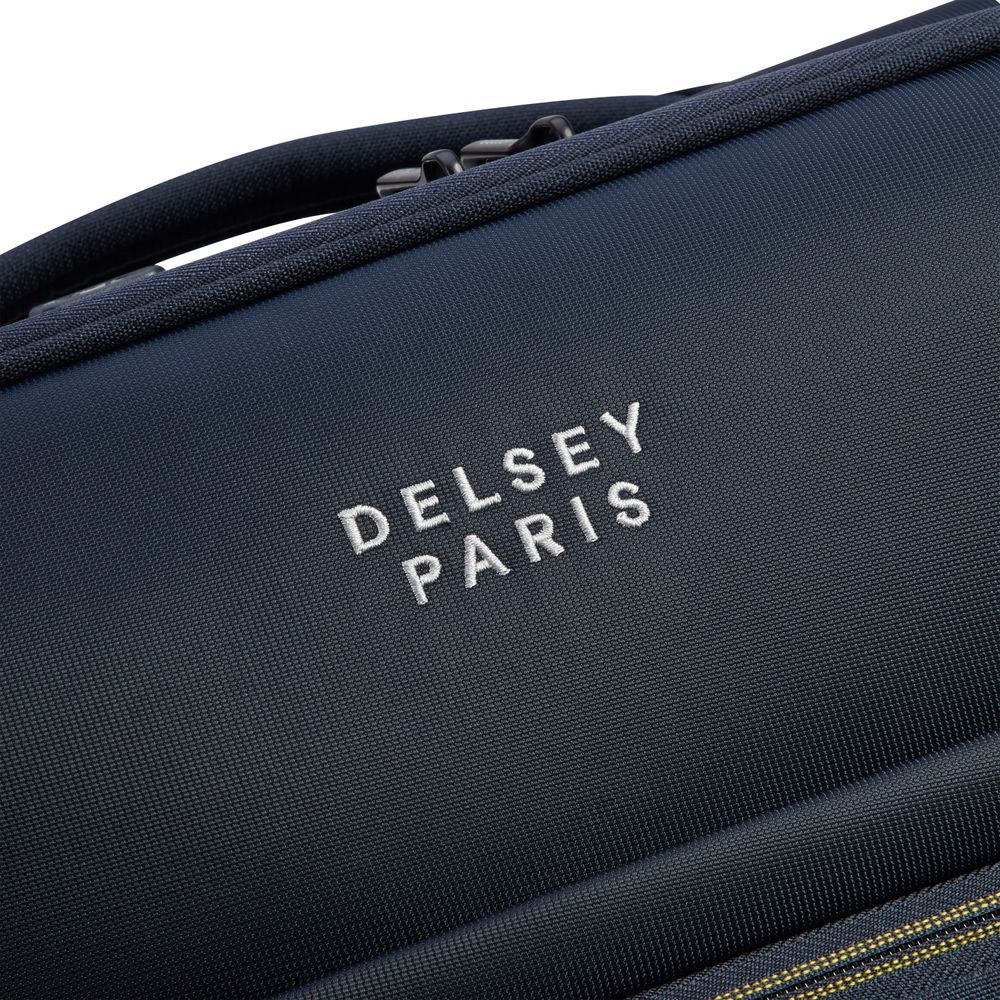 DELSEY BROCHANT 3 Cabin suitcase EXPANDABLE 4 DOUBLE WHEELS 55CM