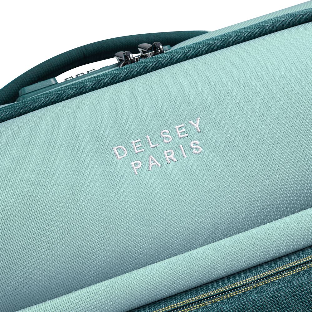 DELSEY BROCHANT 3 Cabin suitcase EXPANDABLE 4 DOUBLE WHEELS 55CM