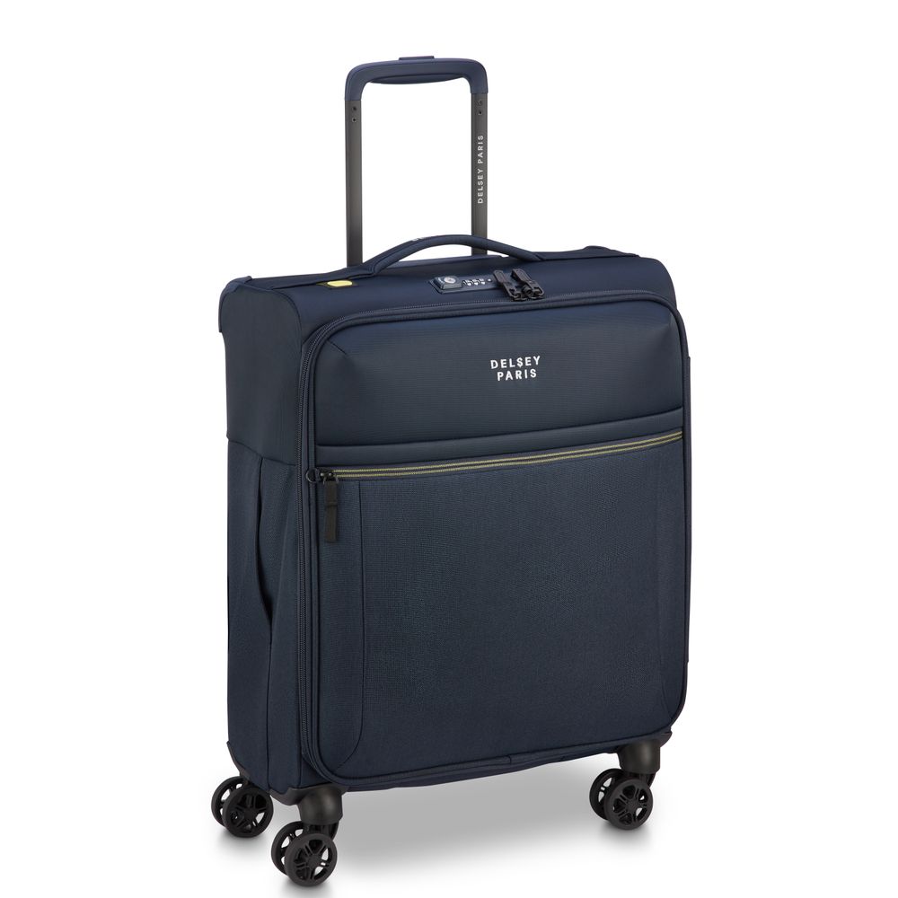 DELSEY BROCHANT 3 Cabinekoffer SLIM UITBREIDBAAR 4 DUBBELE WIELEN 55CM