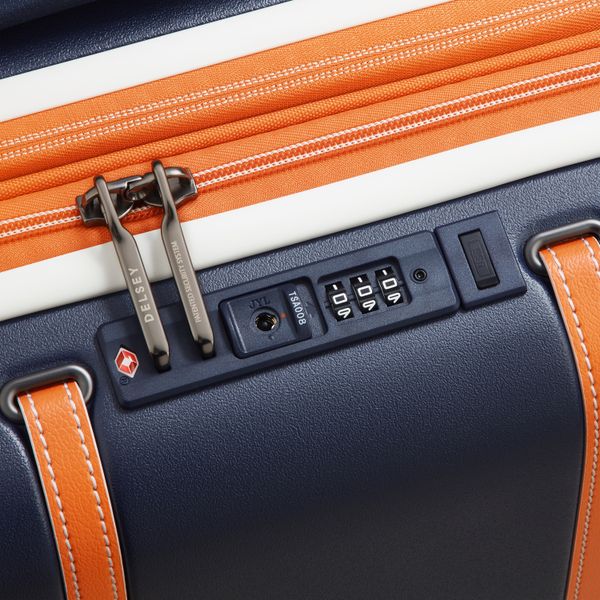 DELSEY KADENZ TROLLEY ERWEITERBARE KABINE 4 DOPPELRÄDER 55CM -ED. ROLAND GARROS SPEZIAL