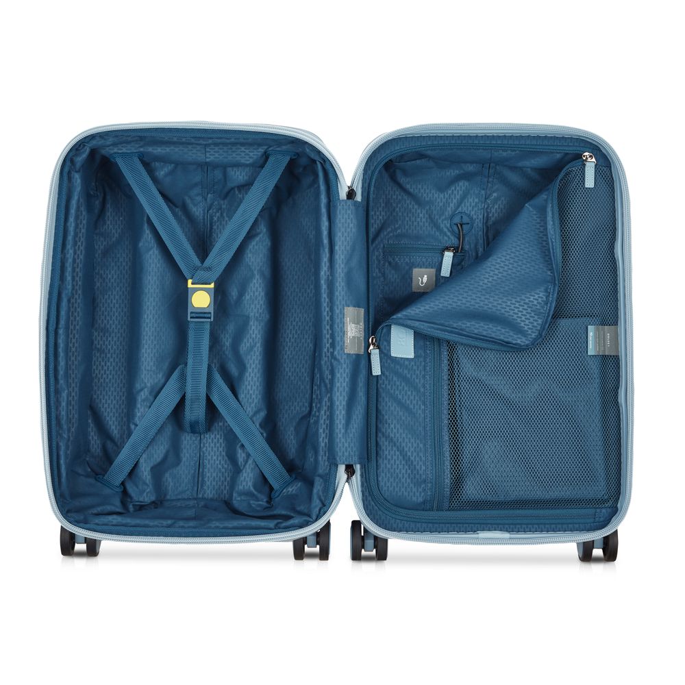 DELSEY CHATELET AIR 2.0. TROLLEY OHJAAMO 4 KAKSOPYÖRÄTÄ 55CM -ED. 80-VUOTTEIDEN ERIKOISTUS