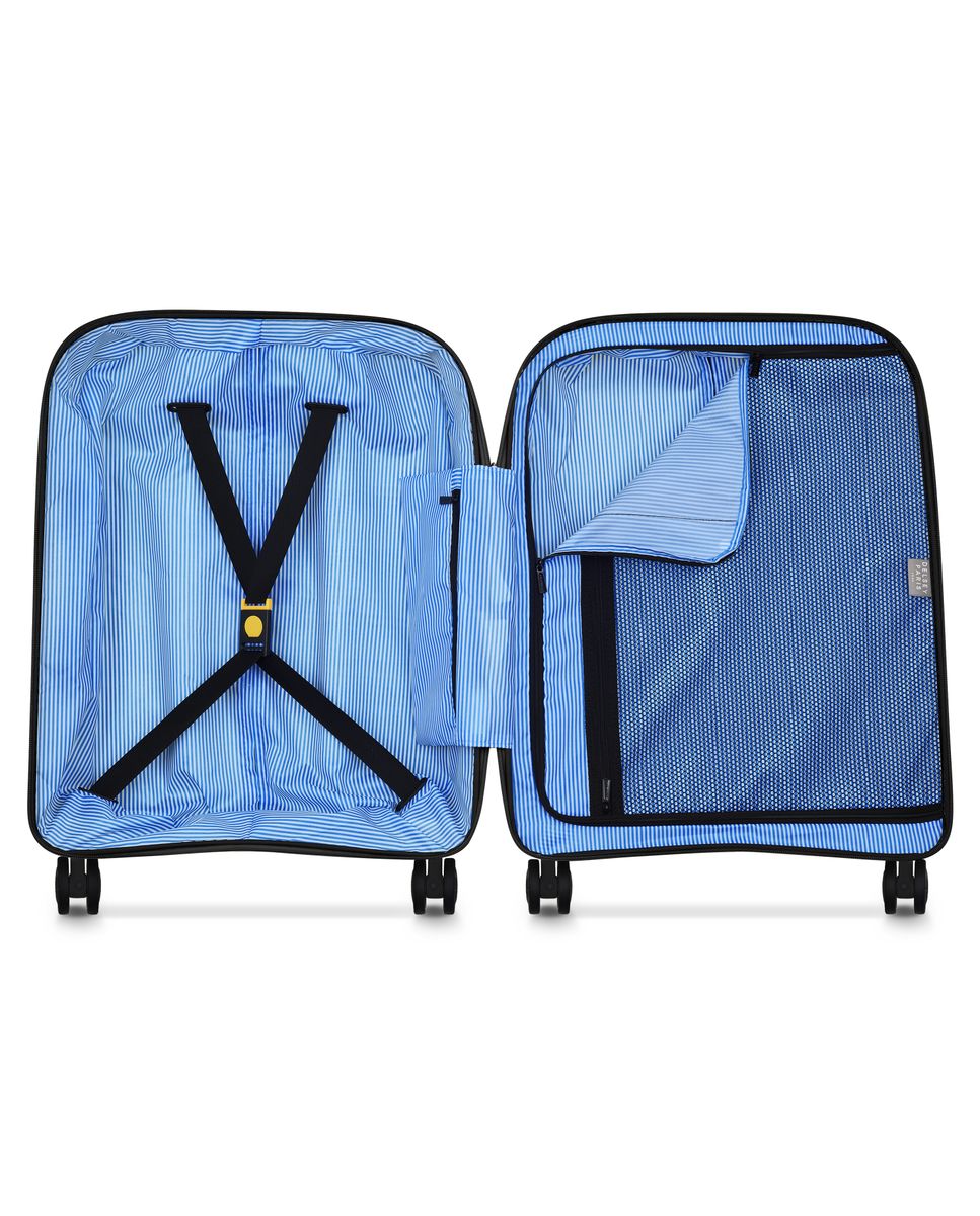 DELSEY CLAVEL. TROLLEY CABINA SLIM 4 RUOTE DOPPIE 55CM