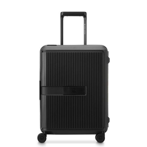 DELSEY COLOR BLOCK HARD SUITCASE SLIM 4 DOUBLE WHEELS 55CM