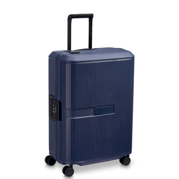 DELSEY KLEURBLOK HARDE KOFFER SLIM 4 DUBBELE WIELEN 66CM