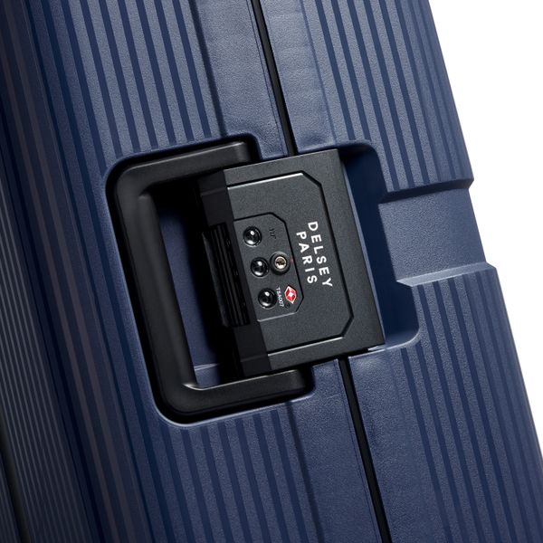 DELSEY KLEURBLOK HARDE KOFFER SLIM 4 DUBBELE WIELEN 66CM