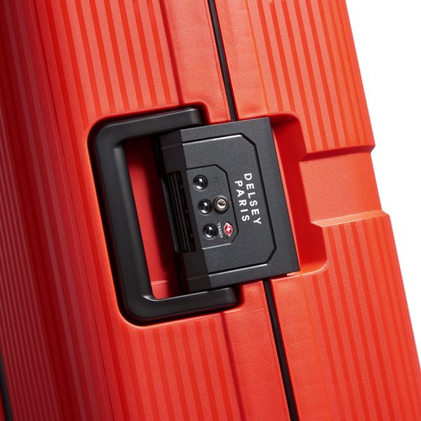 DELSEY KLEURBLOK HARDE KOFFER SLIM 4 DUBBELE WIELEN 66CM