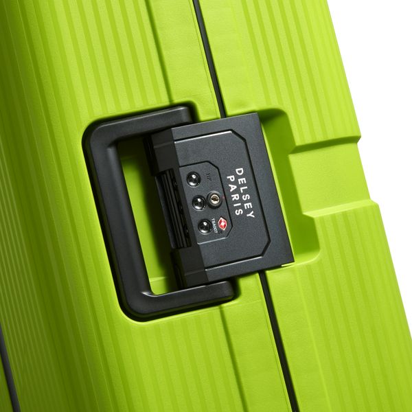 DELSEY KLEURBLOK HARDE KOFFER SLIM 4 DUBBELE WIELEN 66CM