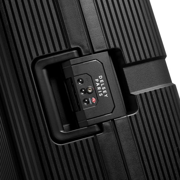 DELSEY VALISE RIGIDE COLOR BLOCK SLIM 4 ROUES DOUBLES 76CM