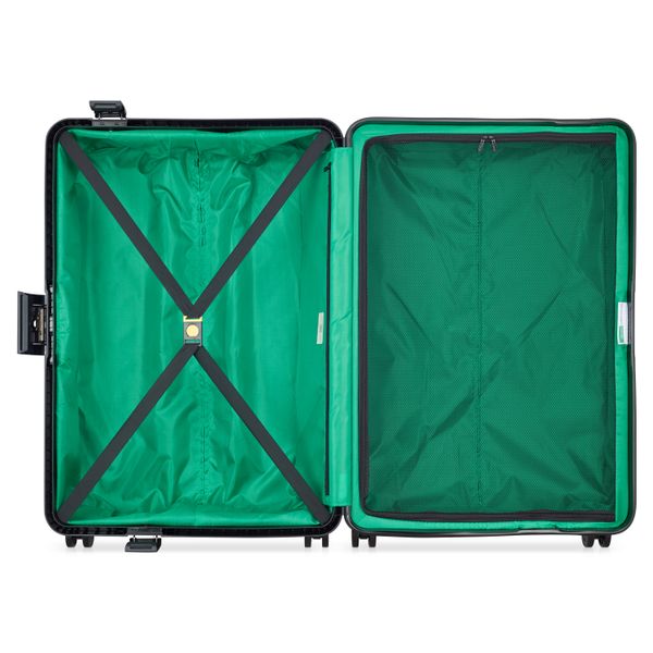 DELSEY VALISE RIGIDE COLOR BLOCK SLIM 4 ROUES DOUBLES 76CM