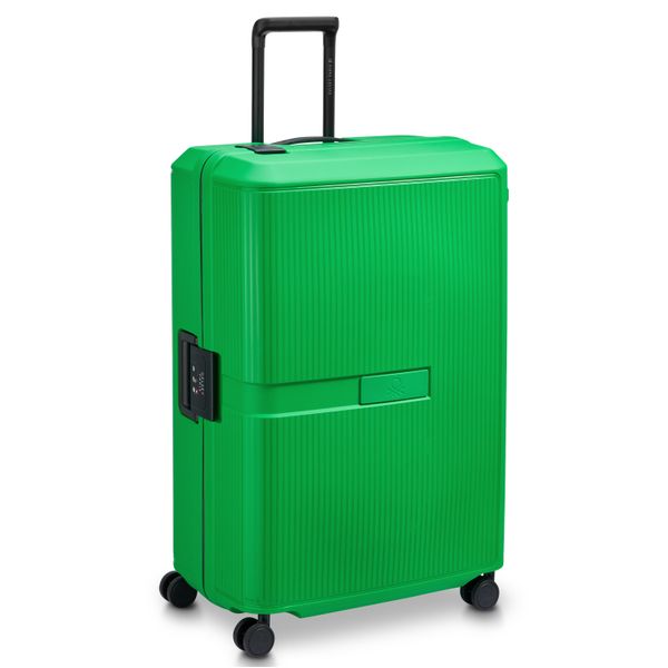 DELSEY VALISE RIGIDE COLOR BLOCK SLIM 4 ROUES DOUBLES 76CM