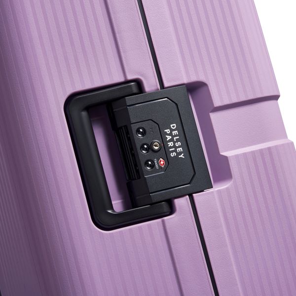 DELSEY VALISE RIGIDE COLOR BLOCK SLIM 4 ROUES DOUBLES 76CM