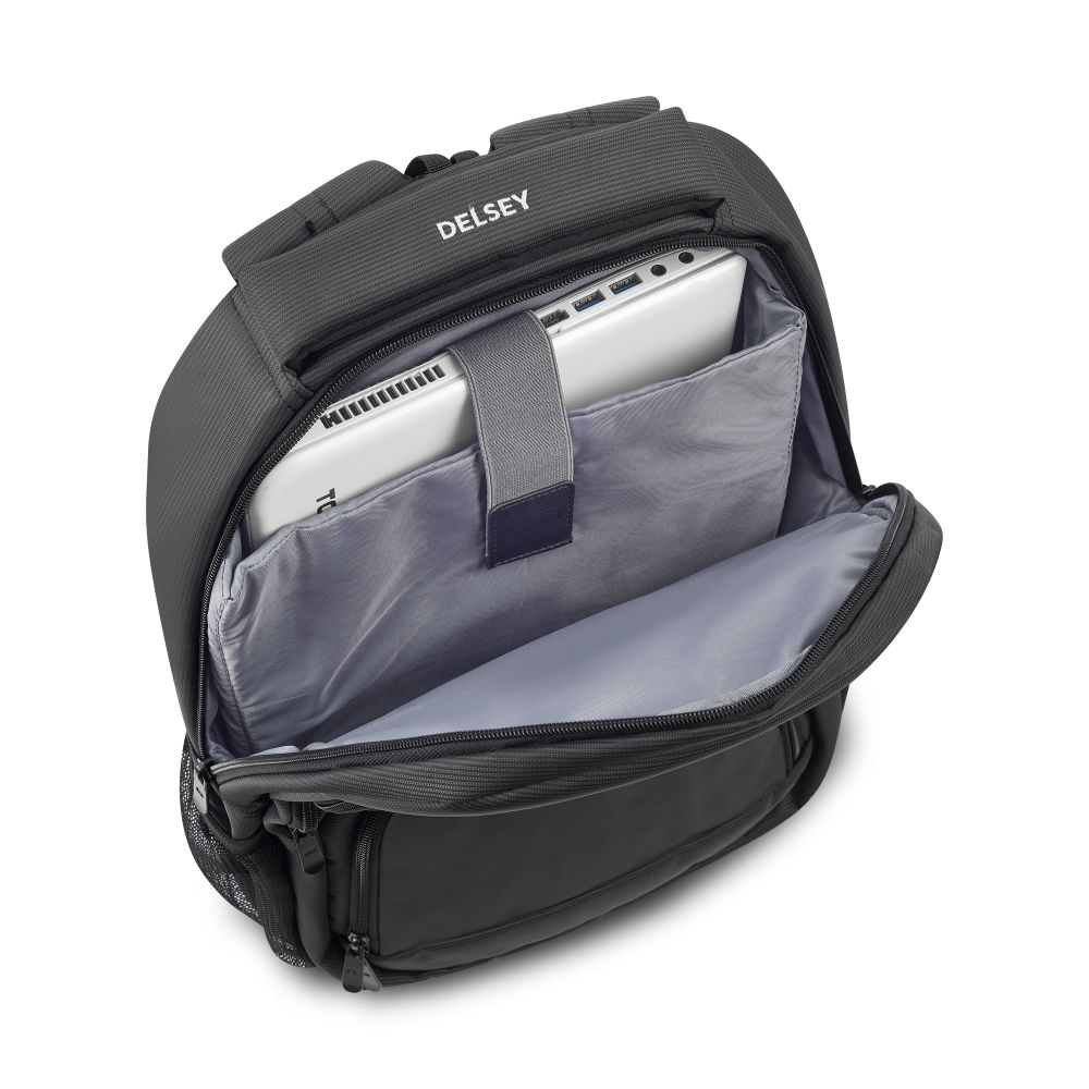 DELSEY ELEMENT AVIATOR RUCKSACK AUS TEXTIL, KOMPATIBEL MIT DEM SYSTEM TROLLEY