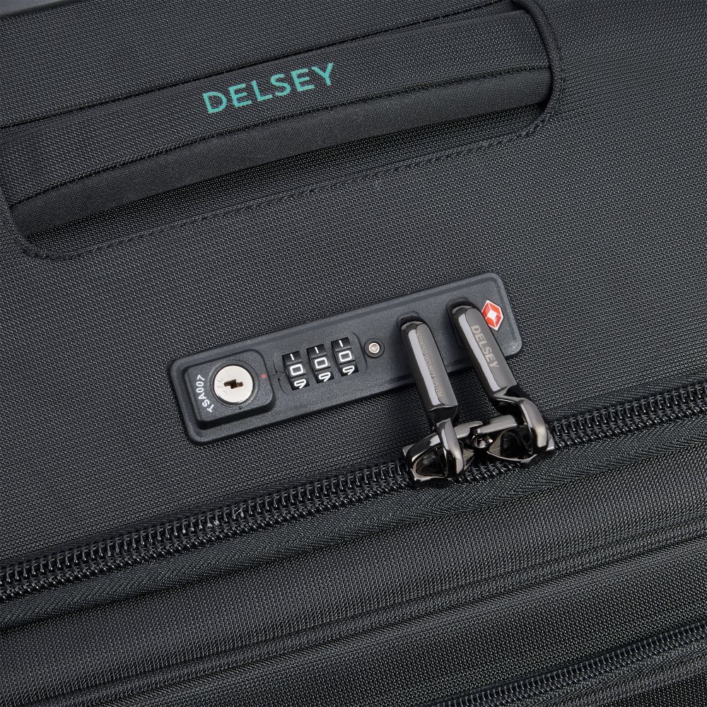 DELSEY HÉLIUM DLX. TROLLEY CABINE EXTENSIBLE 4 ROUES DOUBLES 55CM