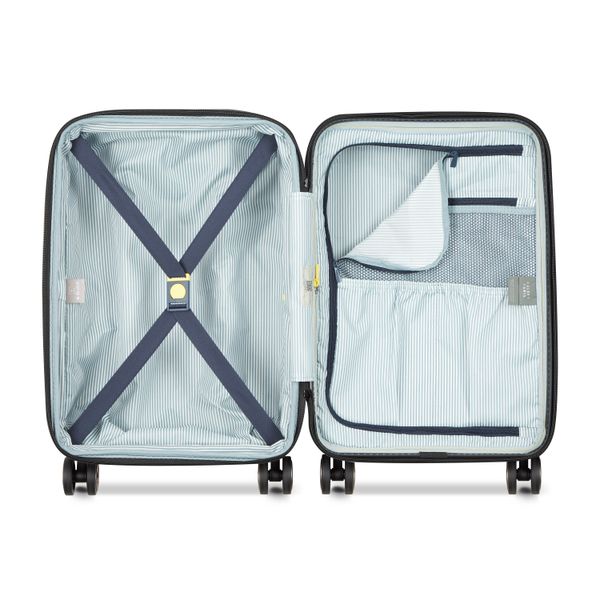 DELSEY LENGTH TROLLEY EXPANDABLE CABIN 4 DOUBLE WHEELS 55 CM