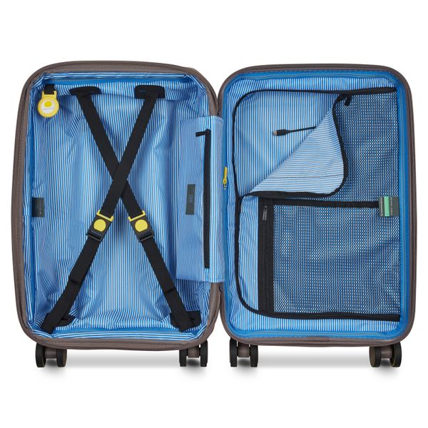 DELSEY LUTECE. TROLLEY EXPANDABLE CABIN 4 DOUBLE WHEELS 55CM