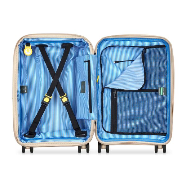 DELSEY LUTECE. TROLLEY EXPANDABLE CABIN 4 DOUBLE WHEELS 55CM