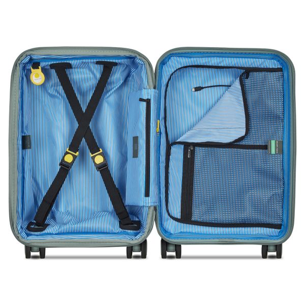 DELSEY LUTECE. TROLLEY EXPANDABLE CABIN 4 DOUBLE WHEELS 55CM