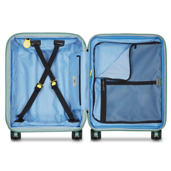DELSEY LUTECE. TROLLEY CABINE SLIM 4 RODAS DUPLAS EXPANSÍVEIS 55CM