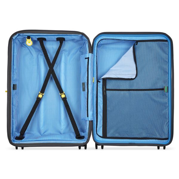 DELSEY LUTECE. TROLLEY ERWEITERBAR 4 DOPPELRÄDER 76CM