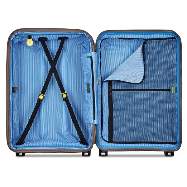 DELSEY LUTECE. TROLLEY ERWEITERBAR 4 DOPPELRÄDER 76CM