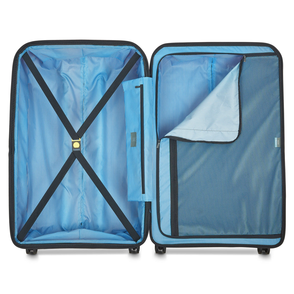 DELSEY LUTEC SE. TROLLEY UITBREIDBAAR 4 DUBBELE WIELEN 79CM