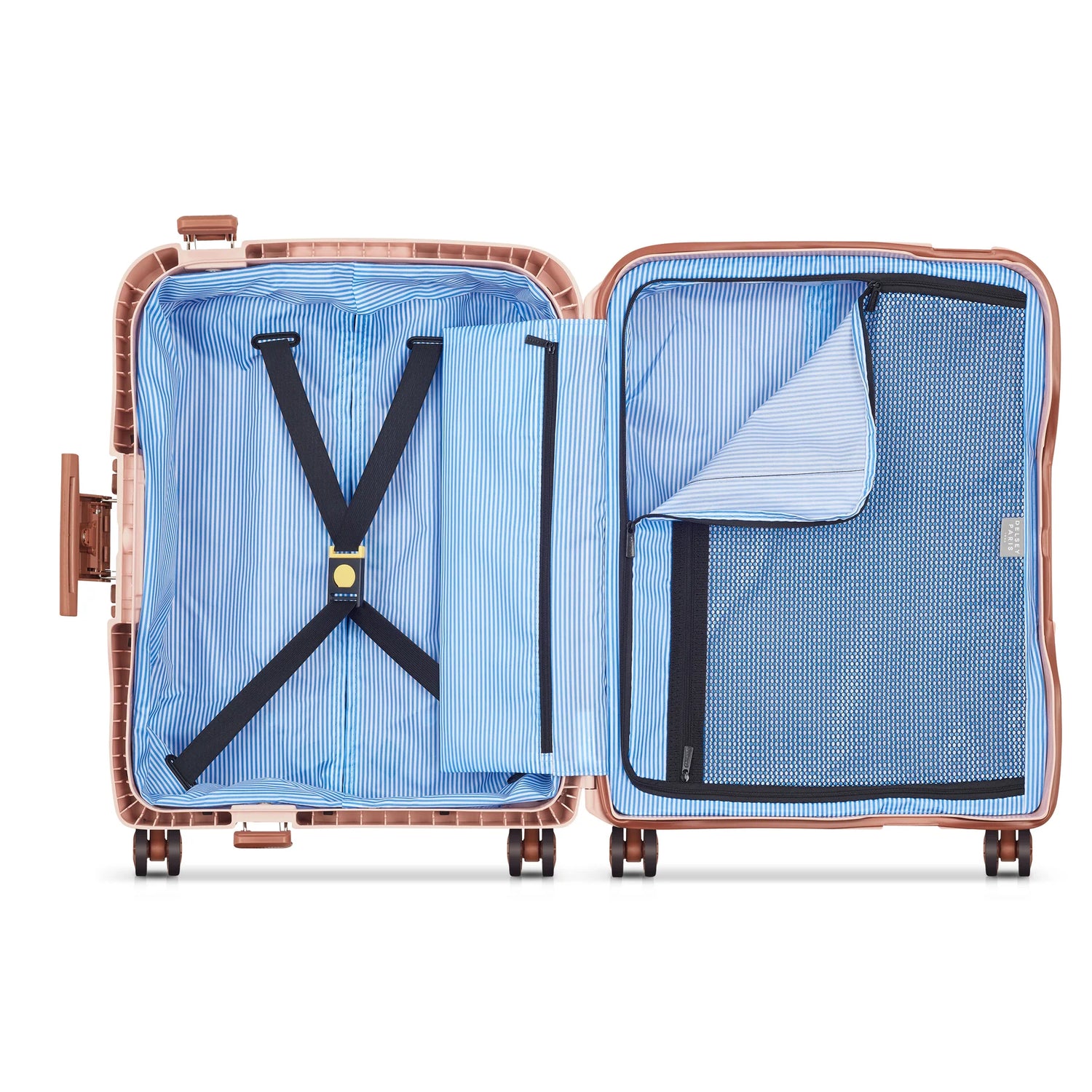 DELSEY MONCEY. TROLLEY CABINE SLIM 4 ROUES DOUBLES 55CM